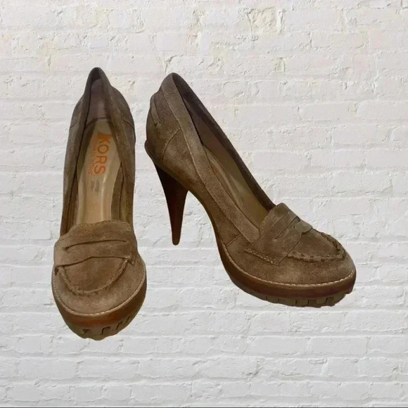 Kors Michael Kors Suede Heels - Picture 1 of 6